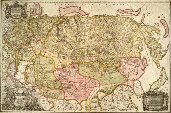 Карта Штраленберга, 1730 г.